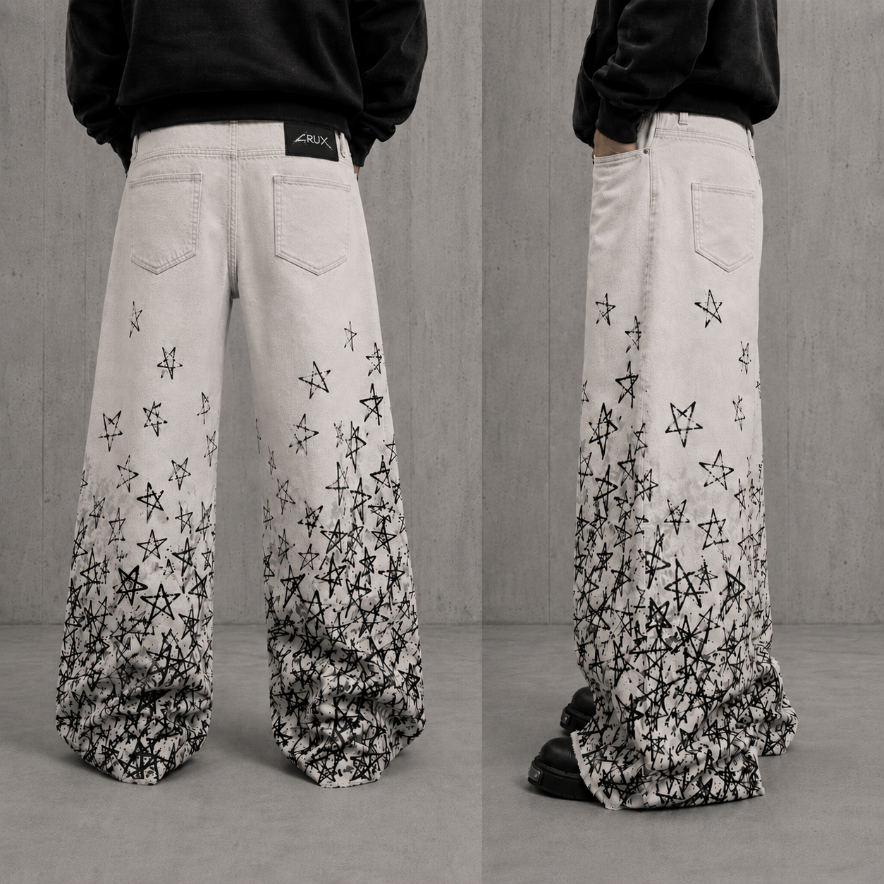 Stellar Wide-Leg Denim